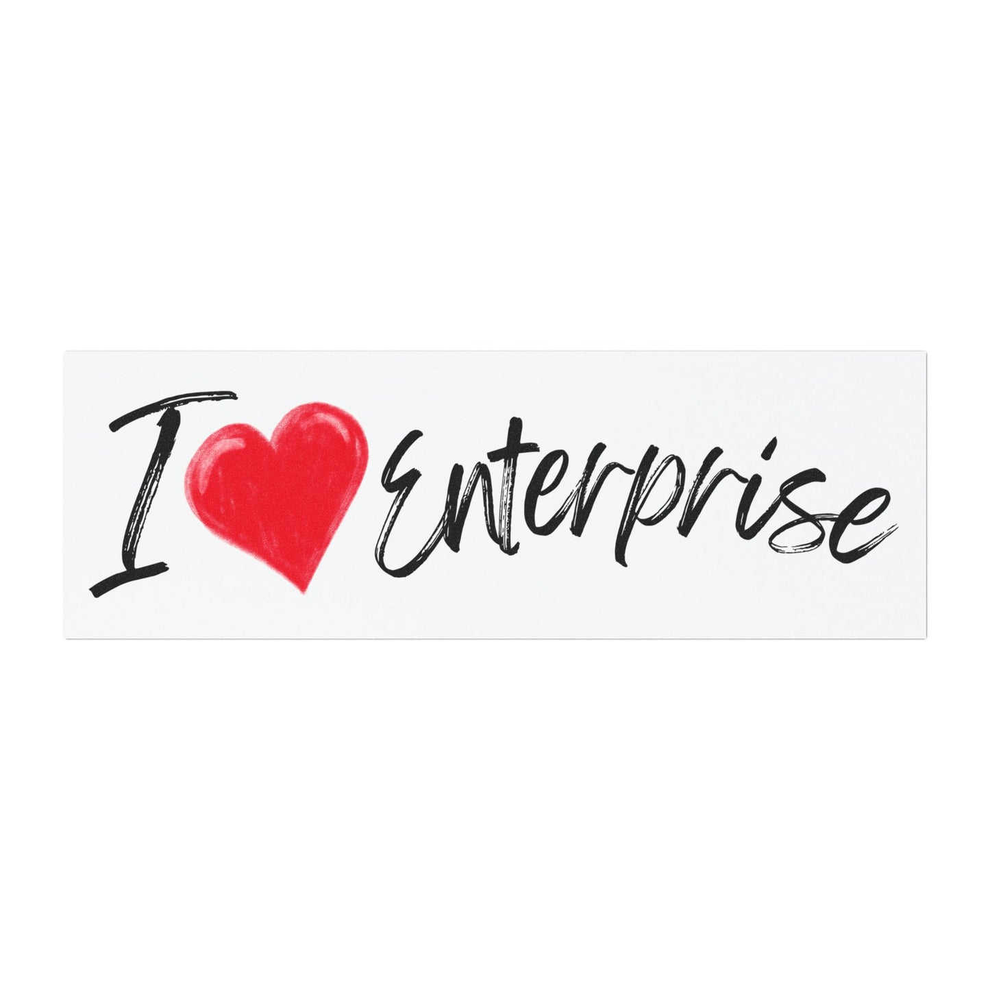 I Love Enterprise Car Magnet