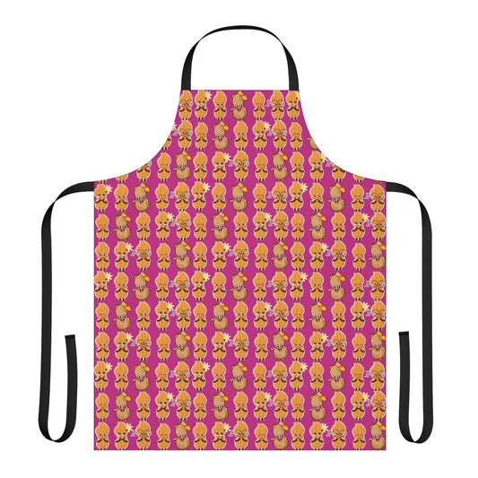 Peanut Apron (AOP) Pink