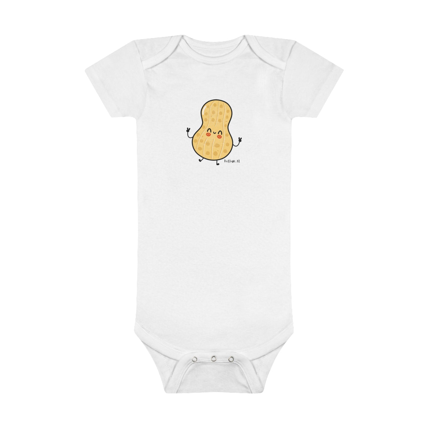 Gerber Dothan Peanut Baby Short Sleeve Onesie®