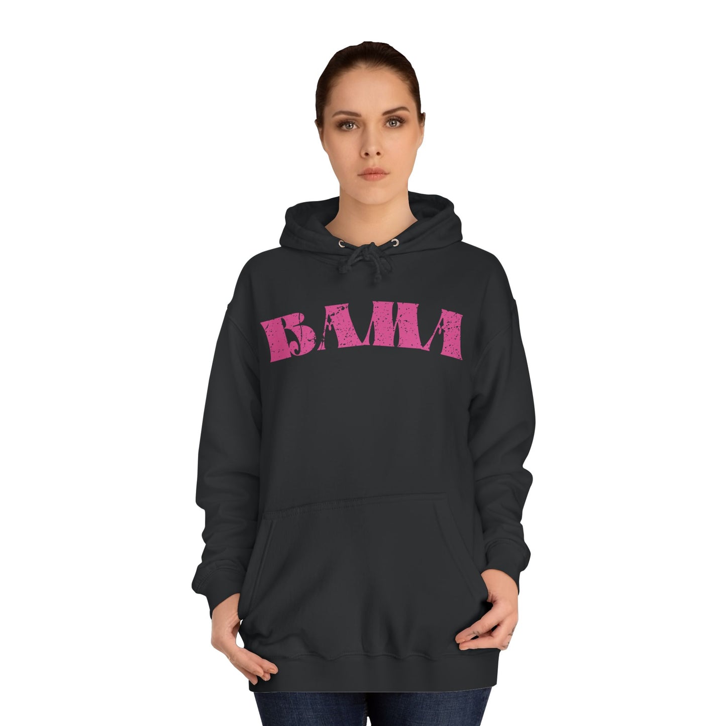 BAMA Pink College Hoodie