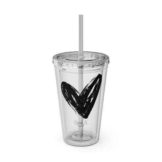 Ozark Sunsplash Tumbler with Straw, 16oz