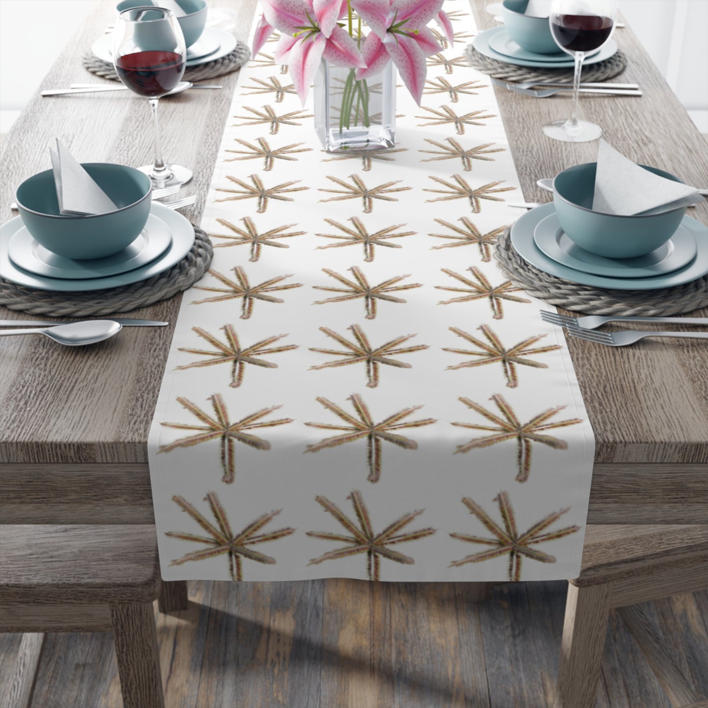 Wiregrass Table Runner (Cotton, Poly)