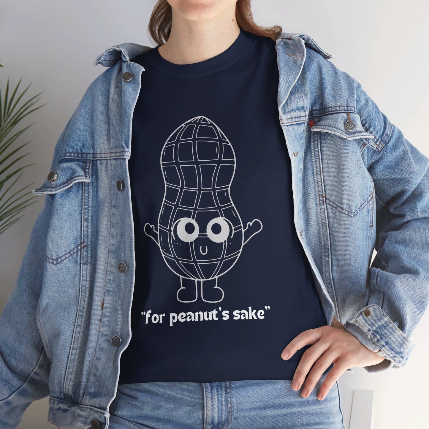 For Peanut's Sake Unisex Heavy Cotton Tee