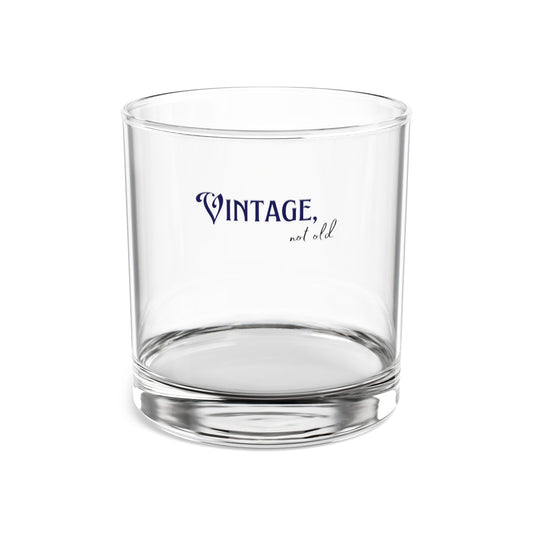 "Vintage, not old" Rocks Glass, 10oz