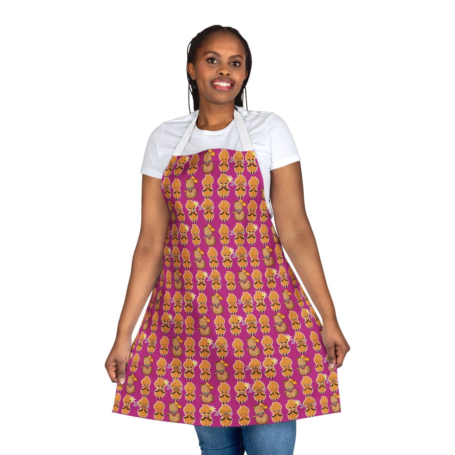 Peanut Apron (AOP) Pink