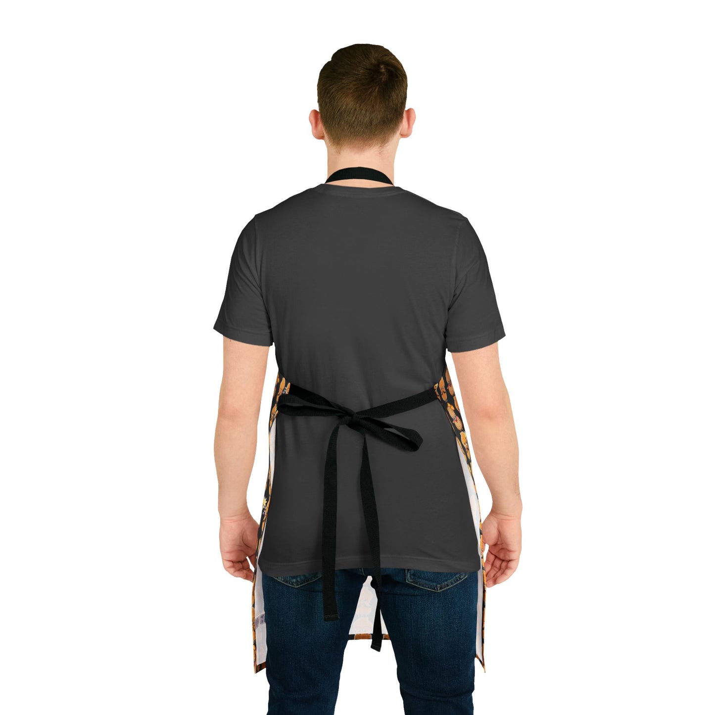 Peanut Apron (AOP) Black