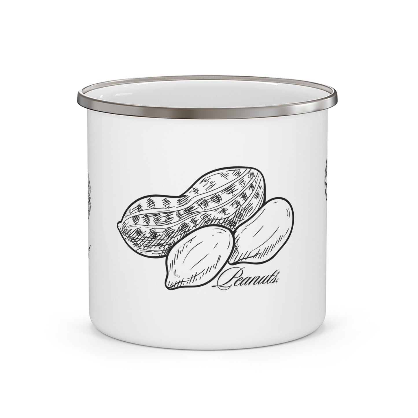 Enamel Peanut Camping Mug